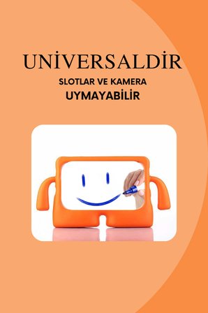 Fuchsia TCL TAB 11 Gen2 ile Uyumlu kOkO Eğlenceli  Standlı Yumuşak Çocuk Tablet Kılıfı