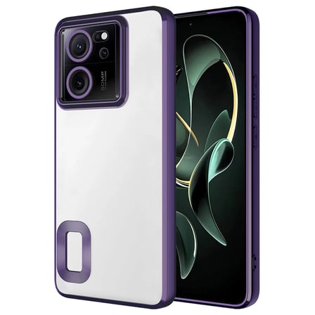 Xiaomi Mi 13T Kılıf Kamera Lens Korumalı Logo Gösteren İnce Hafif Alan Tech