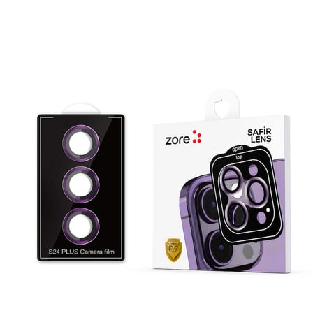 Lexroo Galaxy S24 Kamera Lens Koruyucu Cam Filmi - Koyu Yeşil