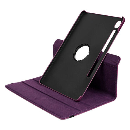 Galaxy Tab S9 FE Uyumlu ​ALT Dönebilen Standlı Kılıf-Siyah