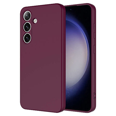 Galaxy S24 Plus Uyumlu Zore Mara Lansman Kılıf-Koyu Mor