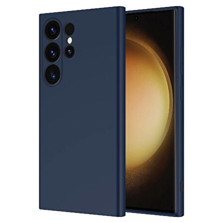 Galaxy S24 Ultra Uyumlu Zore Mara Lansman Kılıf-Lacivert