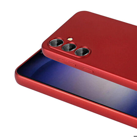 Galaxy S24 Uyumlu Zore Premier Silikon Kapak-Kırmızı