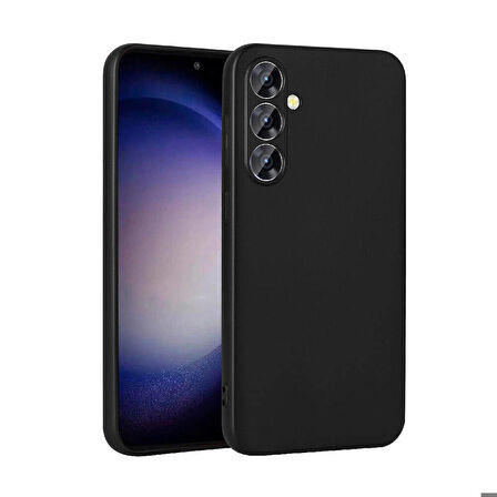 Galaxy S24 Plus Uyumlu Zore Premier Silikon Kapak-Siyah