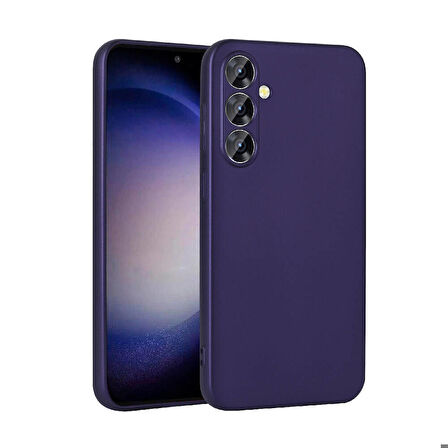 Galaxy S24 Plus Uyumlu Zore Premier Silikon Kapak-Lacivert