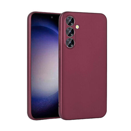 Galaxy S24 Plus Uyumlu Zore Premier Silikon Kapak-Mürdüm