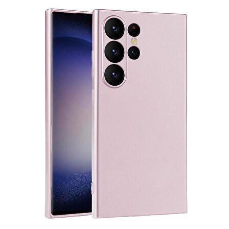 Galaxy S24 Ultra Uyumlu Zore Premier Silikon Kılıf-Rose Gold