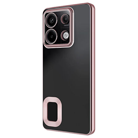 Xiaomi Redmi Note 13 Pro 5G Kılıf Kamera Korumalı Logo Gösteren Zore Omega Kapak