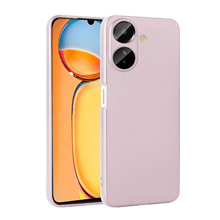 Xiaomi Poco C65 Kılıf Zore Premier Silikon Kapak-Rose Gold