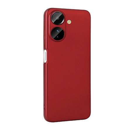 Xiaomi Redmi 13C Kılıf Zore Premier Silikon Kapak-Mürdüm