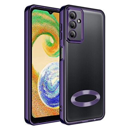 Samsung Galaxy A05S Kılıf Kamera Korumalı Logo Gösteren Omega Kapak