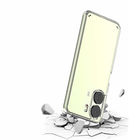 Xiaomi Poco C65 Kılıf Zore Coss Kapak-Renksiz