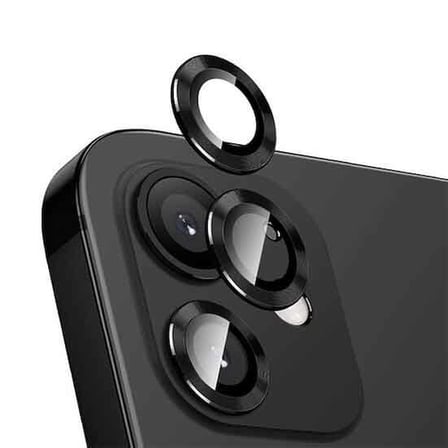 Lexroo iPhone 12 Premium Safir Parmak İzi Bırakmayan Anti-Reflective Kamera Lens Koruyucu - Gold
