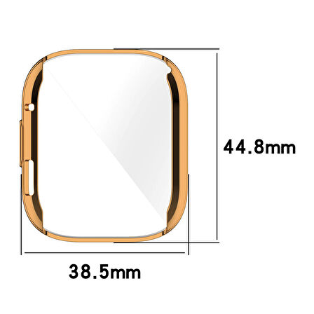 Xiaomi Redmi Watch 3 360 Derece Korumalı Kasa ve Ekran Koruyucu Zore Watch Gard 30