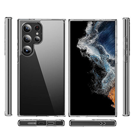 Galaxy S24 Ultra Uyumlu Zore Droga Kapak-Renksiz