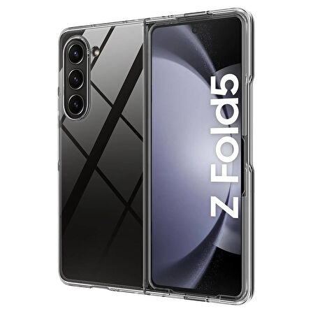 Galaxy Z Fold 5 Uyumlu Zore Droga Kılıf-Renksiz