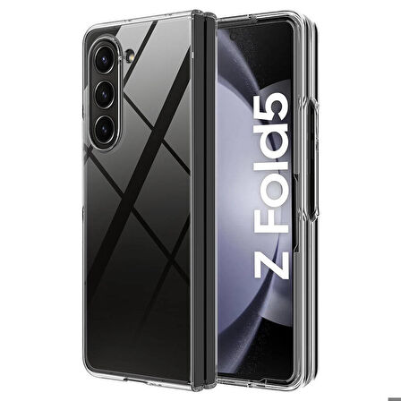 Galaxy Z Fold 5 Uyumlu Zore Droga Kapak-Renksiz