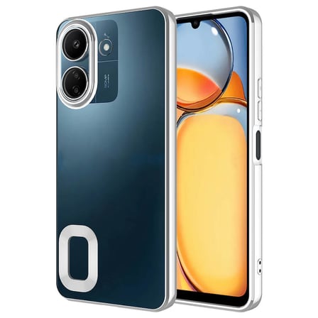 Xiaomi Poco C65 Kılıf Kamera Lens Korumalı Logo Gösteren İnce Hafif Alan Tech