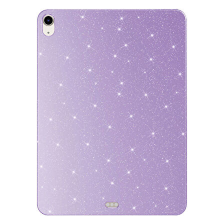 Apple iPad Air 11 2024 Simli Parlak Görünümlü Tablet Koton Kılıf