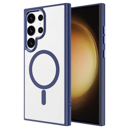 Galaxy S24 Ultra Kılıf Mage Şeffaf Arka Yüz Kamera Yükseltili Silikon Novatech
