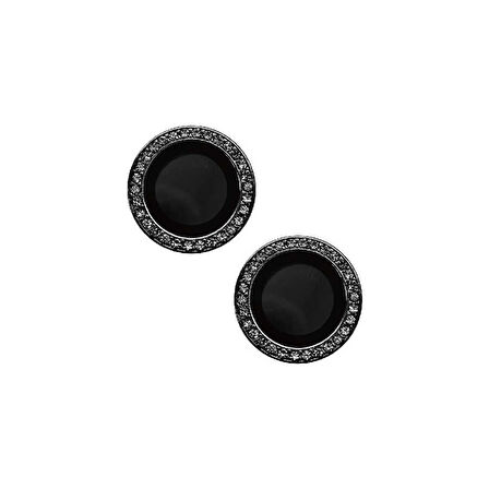 iPhone 15 Uyumlu Zore CL-06 Kamera Koruyucu-Siyah