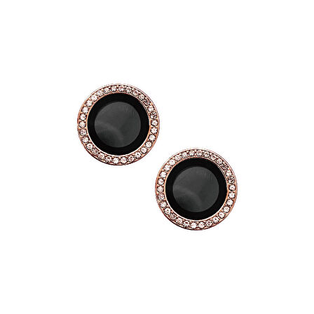 iPhone 15 Uyumlu Zore CL-06 Kamera Koruyucu-Pembe