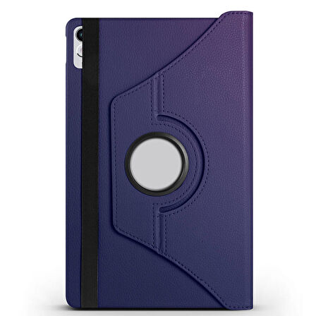 Lenovo Tab P11 11.5 (2.Nesil) TB350UF Uyumlu ​EFFX Dönebilen Standlı Kılıf-Lacivert