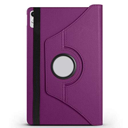 Lenovo Tab P11 11.5 (2.Nesil) TB350UF Uyumlu ​ARTH Dönebilen Standlı Kılıf-Mor