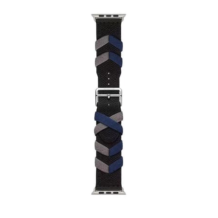 Watch 7 45mm Uyumlu CLO- KRD-97 Sarmal Örgü Tasarımlı Kordon-Kırmızı