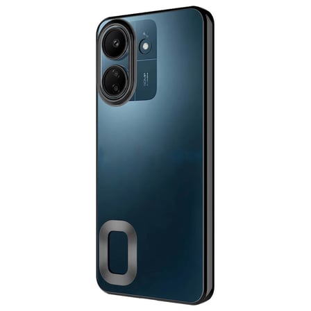 Xiaomi Poco C65 Kılıf Kamera Lens Korumalı Logo Gösteren İnce Hafif Pazarplus