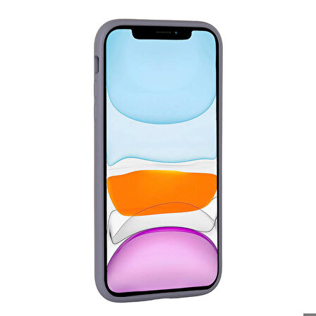 iPhone 11 Uyumlu Parlak Taşlı Tasarım Pırlanta Zore Kapak-Lila