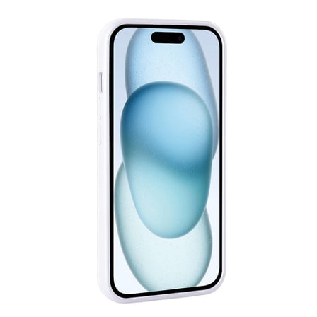 iPhone 15 Plus Kılıf Simli Pırlanta Taşlı Kamera Yükseltili Silikon Alan Tech
