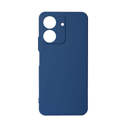 Xiaomi Poco C65 Kılıf Zore Biye Silikon-Lacivert