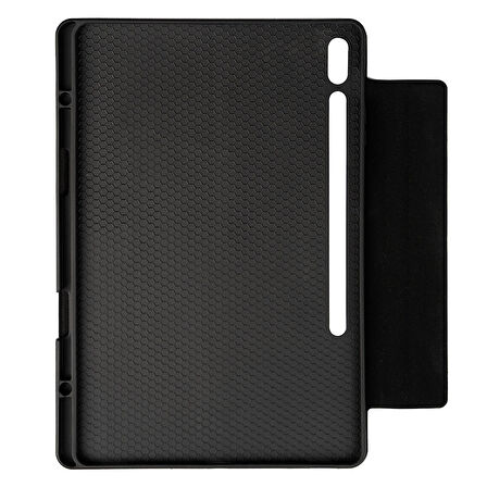 Galaxy Tab S10 Ultra ​JOEC Border Keyboard Bluetooh Bağlantılı Standlı Klavyeli Tablet Kılıfı - Siyah