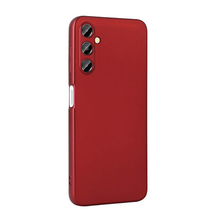 Galaxy A15 Kılıf Zore Premier Silikon Kapak-Mürdüm