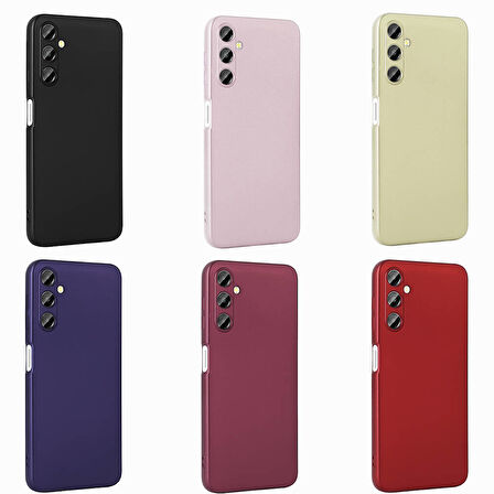 Galaxy A25 Kılıf Zore Premier Silikon Kapak-Kırmızı