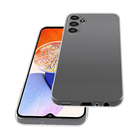 Galaxy A15 Kılıf Zore Süper Silikon Kapak-Renksiz
