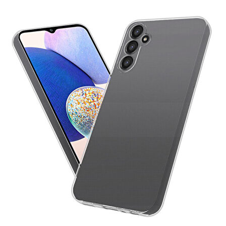 Galaxy A15 Kılıf Zore Süper Silikon Kapak-Renksiz