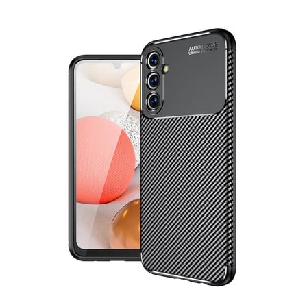 Galaxy A25 Kılıf Karbon Görünümlü Silikon Kamera Korumalı Üstün Koruma Novatech