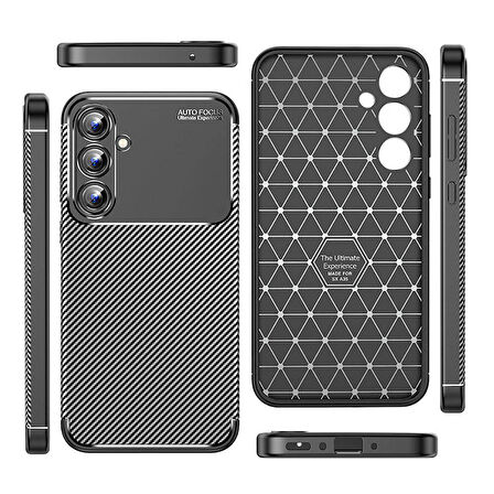 Galaxy A35 Kılıf Zore Negro Silikon Kapak-Siyah