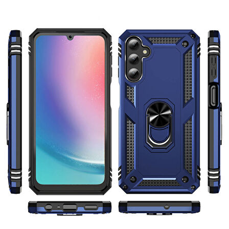 Galaxy A25 Kılıf Zore Vega Kapak-Kırmızı