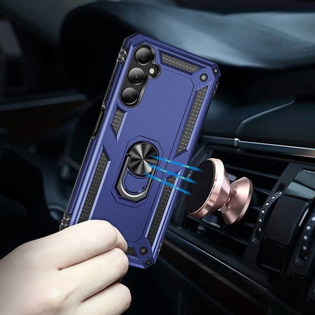 Galaxy A05S Kılıf Kamera Koruyucu Manyetik Standlı Tank Koruma Novatech
