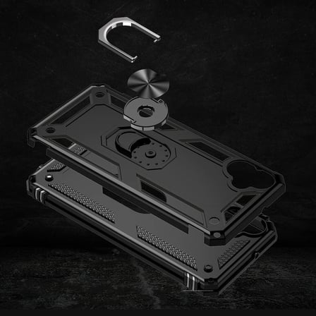 Galaxy A05 Kılıf Kamera Koruyucu Manyetik Standlı Tank Koruma Novatech