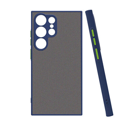 Galaxy S24 Ultra Uyumlu Zore Hux Kapak-Lacivert