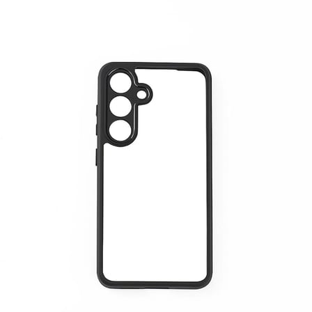 Galaxy S24 Uyumlu Kamera Korumalı Şeffaf Arka Yüzey Zore New Roll Kılıf-Siyah