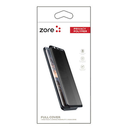 Galaxy S24 Ultra Uyumlu Zore Privacy Polymer Nano Ekran Koruyucu