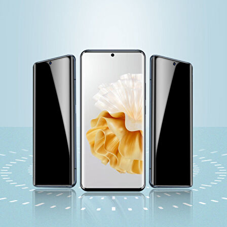 Galaxy S24 Ultra Uyumlu Zore Kolay Uygulama Aparatlı Privacy Easy Body Hayalet Ekran Koruyucu