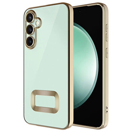 Samsung Galaxy A55 Kılıf Kamera Korumalı Logo Gösteren Omega Kapak