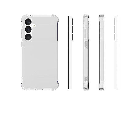 Galaxy A55 Kılıf Zore Nitro Anti Shock Silikon-Renksiz
