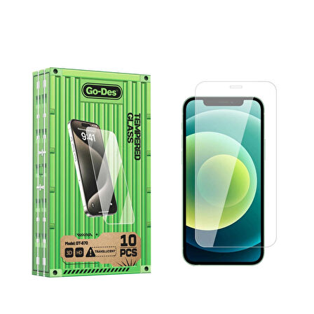 Apple İphone 12 Lopard Parmak İzi Bırakmayan 9h Oleofobik Bom Glass Ekran Koruyucu